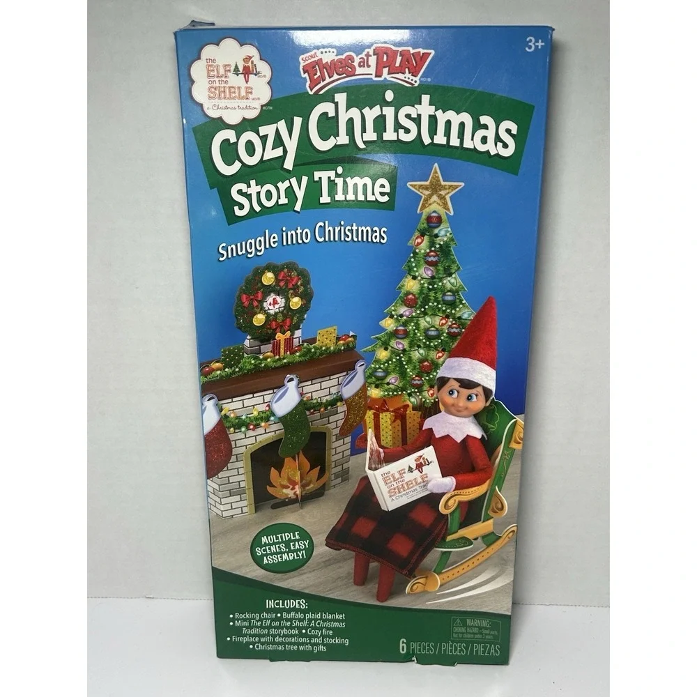 Brand New‎ Elf On The Shelf Scout Elves At Play Cozy Christmas Story Time No Elf